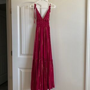 Yolanda Dress in Roman Fuchsia by Sundress.